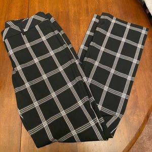 Express editor plaid dress pants size 8R